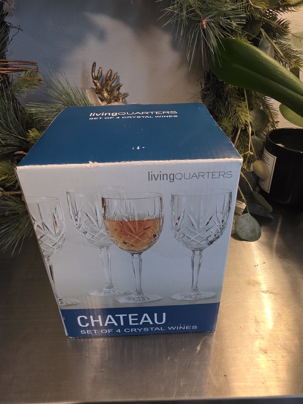 Chateau Crystal Wine Glasses - Clear (Set of 4)